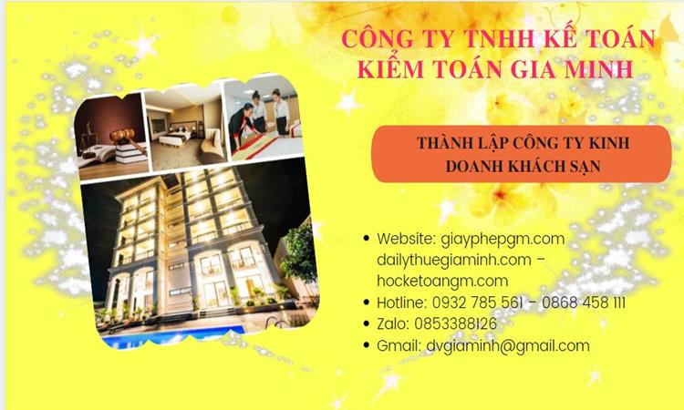 Thành lập công ty khách sạn tại Quận Đống Đa trọn gói