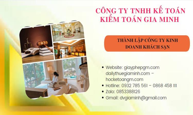 Thành lập công ty khách sạn tại Quận Thủ Đức trọn gói