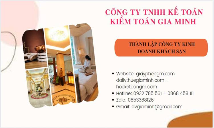 Thành lập công ty khách sạn tại Quảng Nam trọn gói