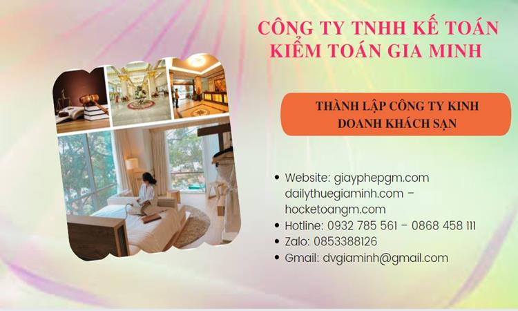 Thành lập công ty khách sạn tại Thành phố Hưng Yên trọn gói