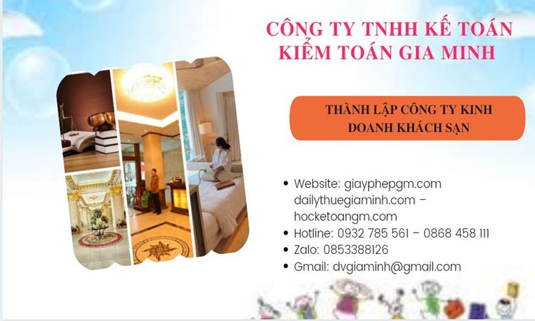 Thành lập công ty khách sạn tại Thừa Thiên Huế trọn gói