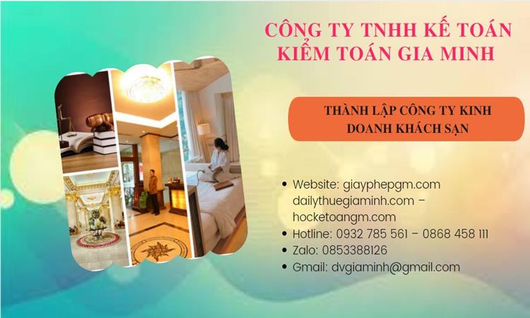 Thành lập công ty khách sạn tại Vĩnh Long trọn gói