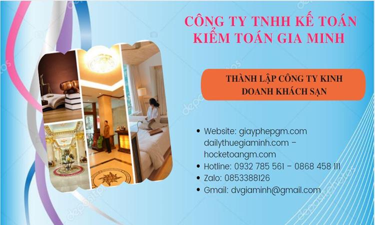 Thành lập công ty khách sạn tại Vĩnh Phúc trọn gói
