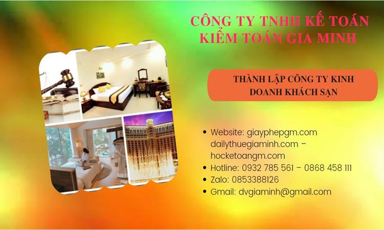 Thành lập công ty khách sạn tại Vũng Tàu trọn gói