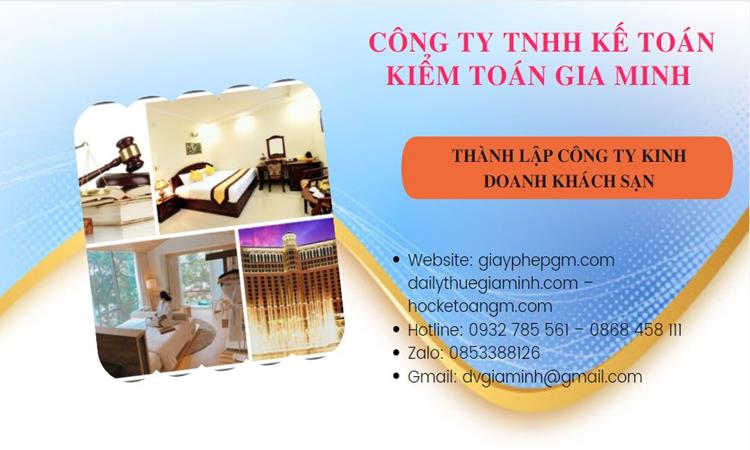 Thành lập công ty khách sạn tại Yên Bái trọn gói