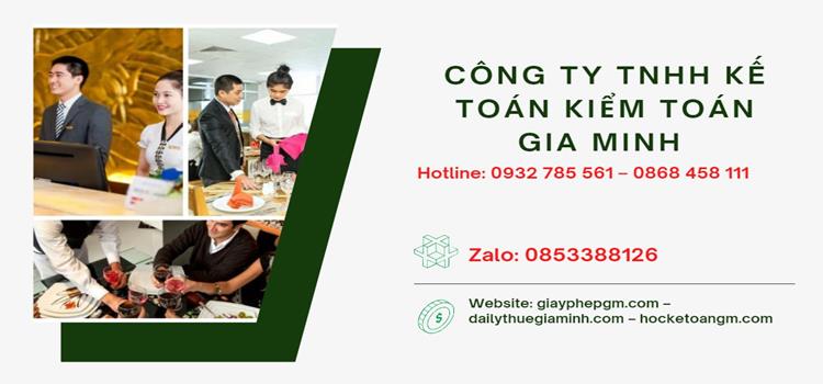 Thành lập công ty kinh doanh nhà hàng năm 2021 Bình Định