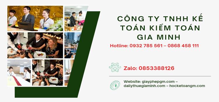 Thành lập công ty kinh doanh nhà hàng năm 2021 Bình Thuận 