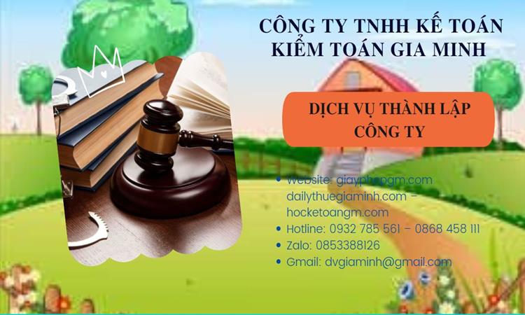 Thành lập công ty văn phòng phẩm tại An Giang