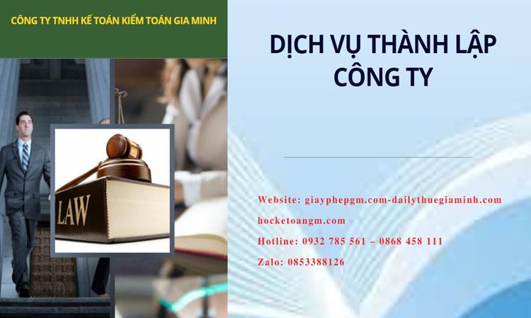 Thành lập công ty văn phòng phẩm tại Đắk Nông