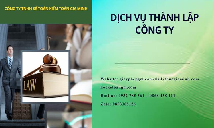  Thành lập công ty văn phòng phẩm tại Hà Giang