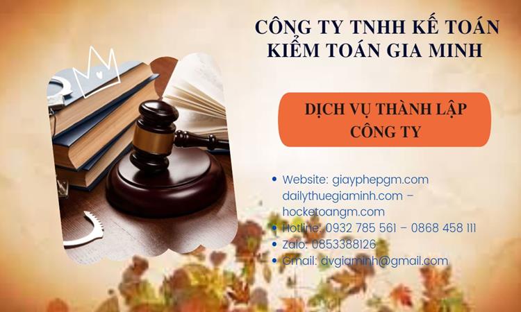 Thành lập công ty văn phòng phẩm tại Huế