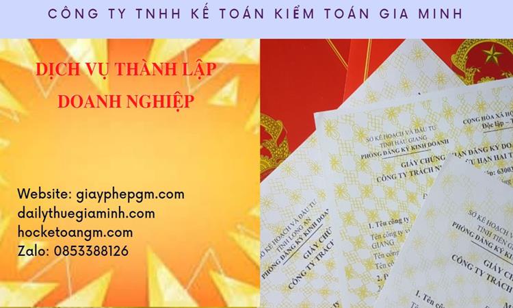 Thành lập công ty văn phòng phẩm tại Huyện Phúc Thọ