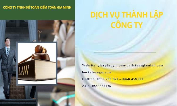 Thành lập công ty văn phòng phẩm tại Nghệ An