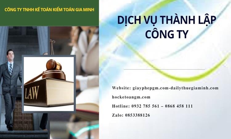 Thành lập công ty văn phòng phẩm tại Phú Thọ