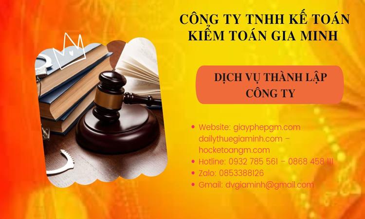 Thành lập công ty văn phòng phẩm tại Quận Bình Thạnh