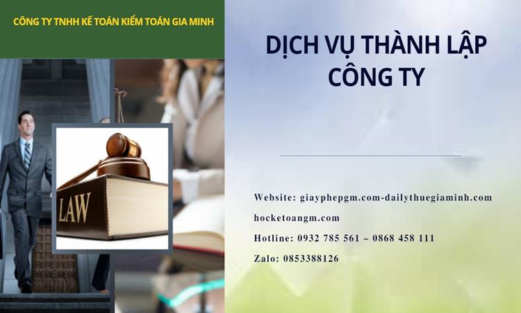 Thành lập công ty văn phòng phẩm tại Quận Tân Bình