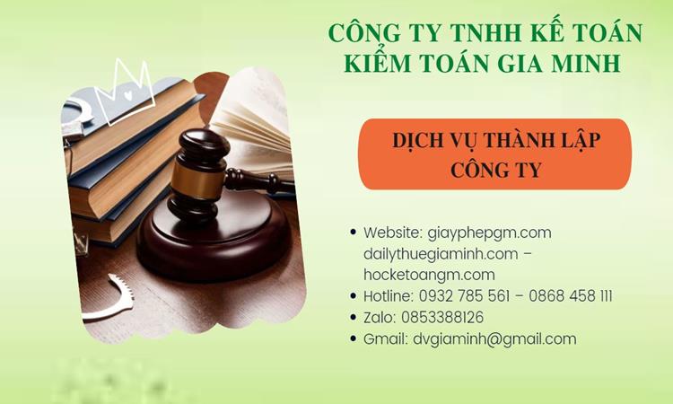 Thành lập công ty văn phòng phẩm tại Quảng Trị