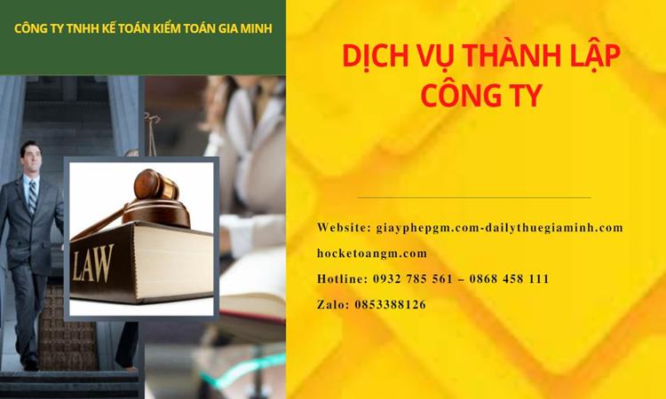 Thành lập công ty văn phòng phẩm tại Thanh Hóa