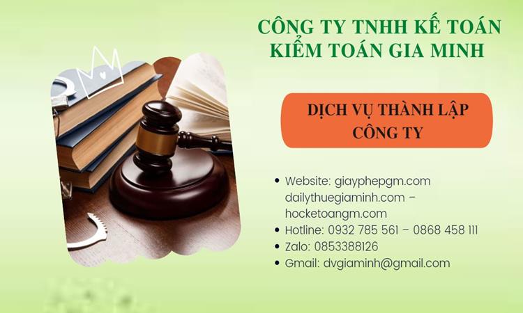 Thành lập công ty văn phòng phẩm tại Quận Hải Châu
