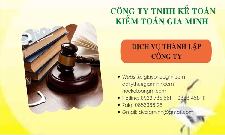 Thành lập công ty văn phòng phẩm tại Vĩnh Long