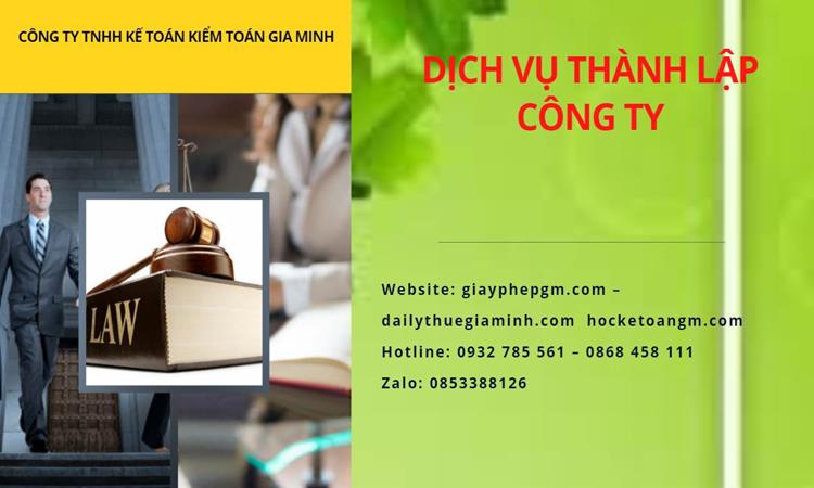 Thành lập công ty văn phòng phẩm tại Vũng Tàu
