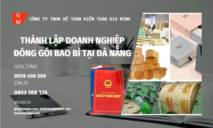 Thành lập doanh nghiệp đóng gói bao bì tại Đà Nẵng