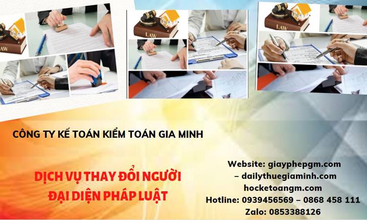  Thay đổi người đại diện pháp luật công ty TNHH tại Huyện Mê Linh