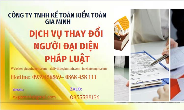  Thay đổi người đại diện pháp luật công ty TNHH tại Huyện Thanh Oai