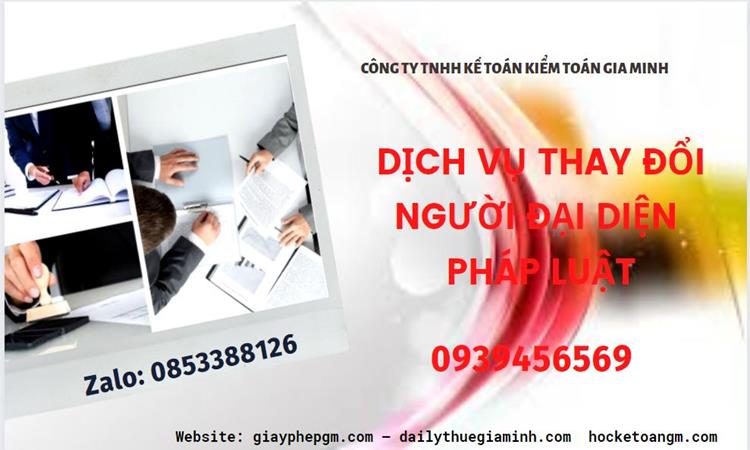  Thay đổi người đại diện pháp luật công ty TNHH tại Quận Bắc Từ Liêm