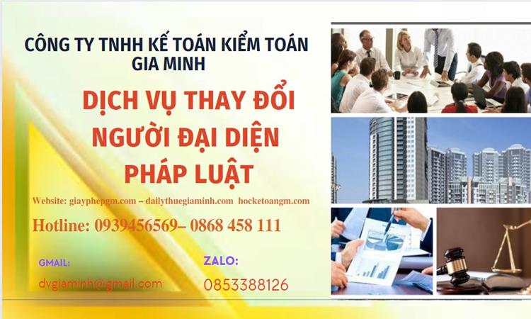  Thay đổi người đại diện pháp luật công ty TNHH tại Quận Cái Răng