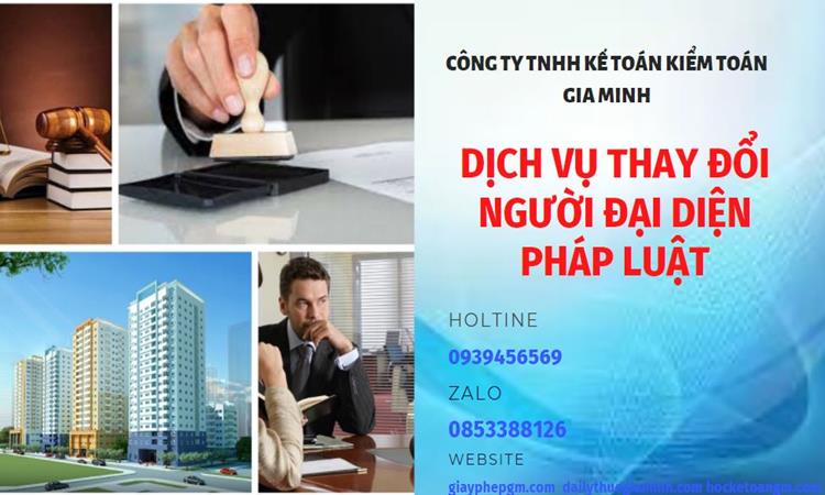 DỊCH VỤ THAY ĐỔI NGƯỜI ĐẠI DIỆN PHÁP LUẬT TẠI QUẬN HÀ ĐÔNG 4 Thay đổi người đại diện pháp luật công ty TNHH tại Quận Hà Đông