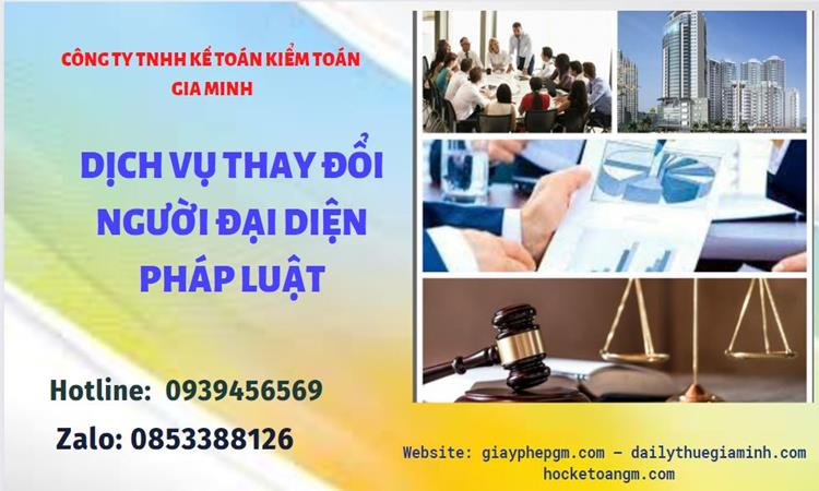  Thay đổi người đại diện pháp luật công ty TNHH tại Quận Ô Môn
