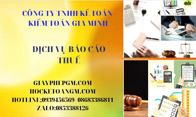 PHÍ DỊCH VỤ BÁO CÁO THUẾ GTGT TẠI BẮC NINH 4 Thủ tục báo cáo thuế GTGT tại Bắc Ninh