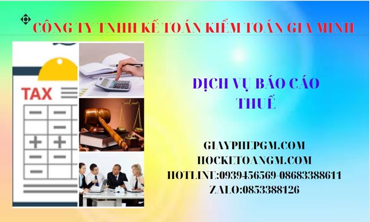 PHÍ DỊCH VỤ BÁO CÁO THUẾ GTGT TẠI BÌNH THUẬN 4 Thủ tục báo cáo thuế GTGT tại Bình Thuận