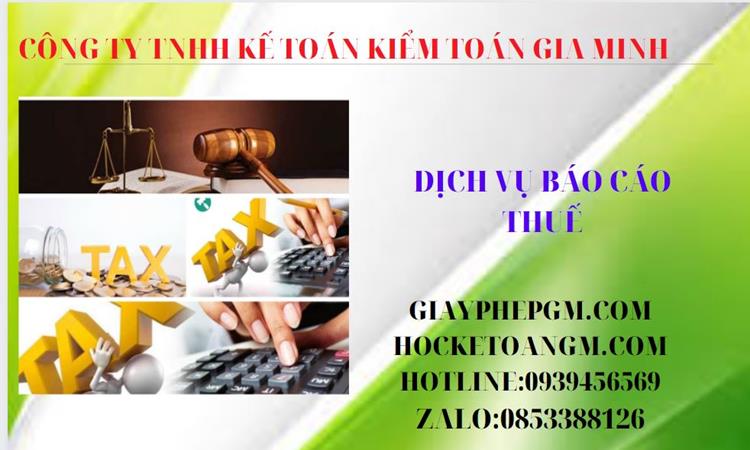 Phí dịch vụ báo cáo thuế GTGT tại Đà Nẵng 4 Thủ tục báo cáo thuế GTGT tại Đà Nẵng
