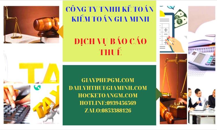PHÍ DỊCH VỤ BÁO CÁO THUẾ GTGT TẠI HÀ NAM 4 Thủ tục báo cáo thuế GTGT tại Hà Nam