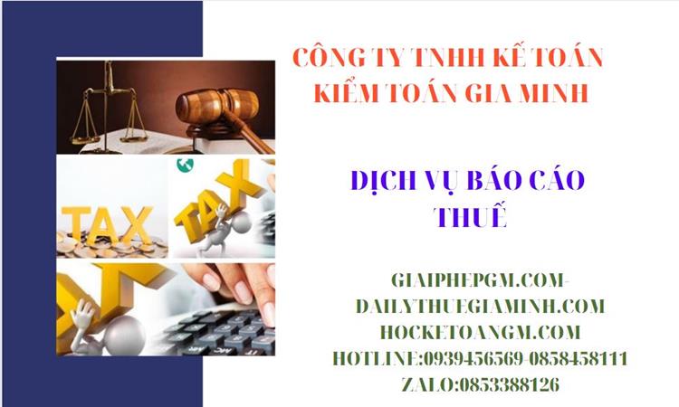 PHÍ DỊCH VỤ BÁO CÁO THUẾ GTGT TẠI HUYỆN CỦ CHI 4 Thủ tục báo cáo thuế GTGT tại Huyện Củ Chi