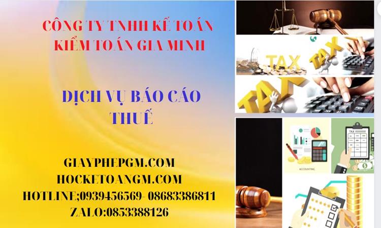 PHÍ DỊCH VỤ BÁO CÁO THUẾ GTGT TẠI HUYỆN ĐAN PHƯỢNG 4 Thủ tục báo cáo thuế GTGT tại Huyện Đan Phượng