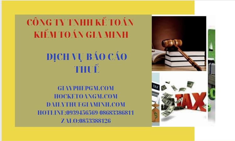 PHÍ DỊCH VỤ BÁO CÁO THUẾ GTGT TẠI HUYỆN HOÀI ĐỨC 4 Thủ tục báo cáo thuế GTGT tại Huyện Hoài Đức