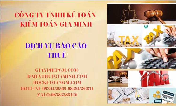 Thủ tục báo cáo thuế GTGT tại Huyện Hóc Môn
