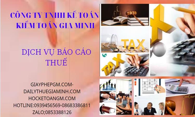 Thủ tục báo cáo thuế GTGT tại Huyện Lý Nhân