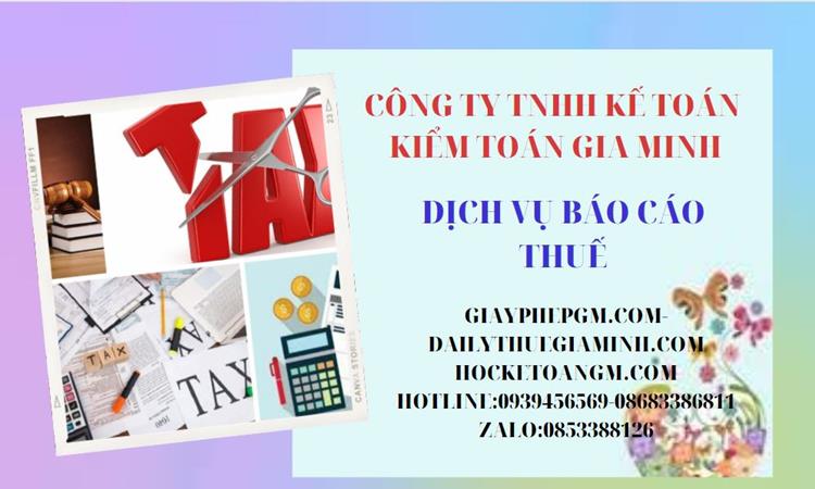 Thủ tục báo cáo thuế GTGT tại Huyện Phù Cừ