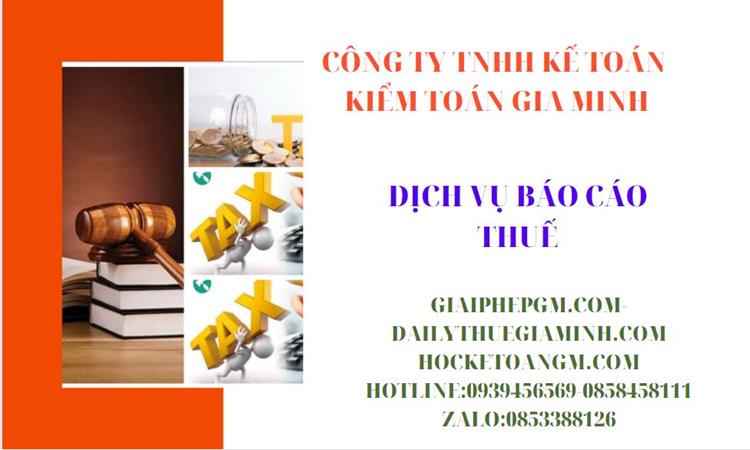 PHÍ DỊCH VỤ BÁO CÁO THUẾ GTGT TẠI HUYỆN SÓC SƠN 4 Thủ tục báo cáo thuế GTGT tại Huyện Sóc Sơn