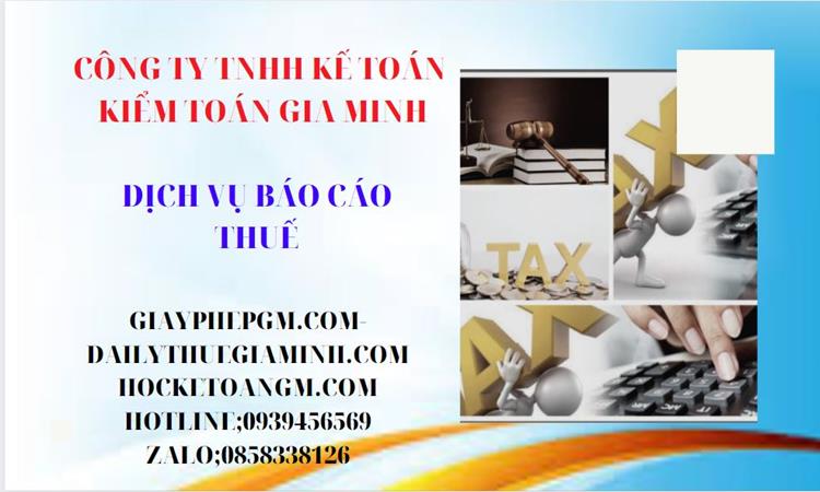 Thủ tục báo cáo thuế GTGT tại Huyện Thanh Liêm
