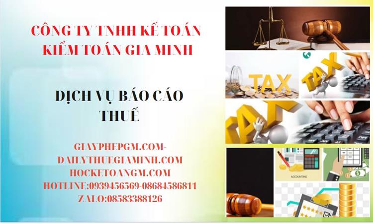 PHÍ DỊCH VỤ BÁO CÁO THUẾ GTGT TẠI HUYỆN THƯỜNG TÍN 4 Thủ tục báo cáo thuế GTGT tại Huyện Thường Tín