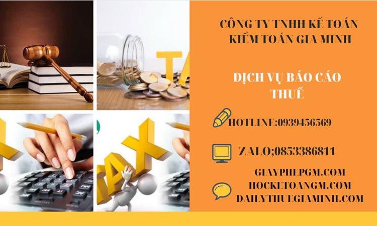 Thủ tục báo cáo thuế GTGT tại Huyện Văn Giang