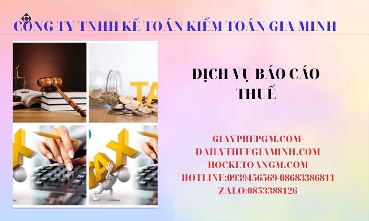 Thủ tục báo cáo thuế GTGT tại Huyện Văn Lâm