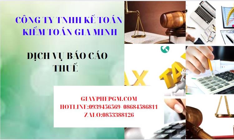 Phí dịch vụ báo cáo thuế gtgt tại lâm đồng 4 Thủ tục báo cáo thuế GTGT tại Lâm Đồng