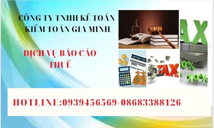 Phí dịch vụ báo cáo thuế gtgt tại long an 4 Thủ tục báo cáo thuế GTGT tại Long An