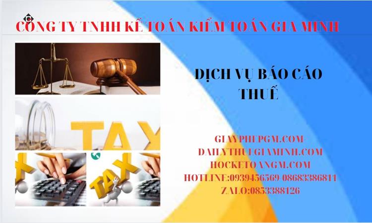 PHÍ DỊCH VỤ BÁO CÁO THUẾ GTGT TẠI NGHỆ AN 4 Thủ tục báo cáo thuế GTGT tại Nghệ An